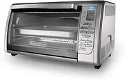 BLACK+DECKER Toaster Oven Dual Rack Positions N/A Silver