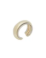SAINT LAURENT Bumpy $580 Pale Gold And Palladium Bracelet New