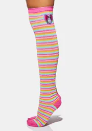 [Dolls Kill x My Little Pony] Magical World Striped Thigh Highs
