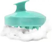 Hair Scalp Massager Shampoo Brush, Scalp Care Hair Wash Brush Silicone Comb - Green