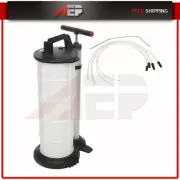Manual Vacuum Oil Fluid Suction Extractor Changer Petrol Transfer Pump Tank 9L