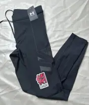 UA Under Armour Men's Large Running Compression Graphic Tights 1374703 Black