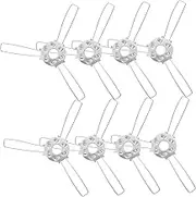 Angoily 20pcs Clip Lamp Shades Fixators for Pendant DIY Lampshade Adapter Metal Lampshade Holders