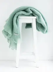 Masterweave Windermere Mohair Knee Wrap Throw Blanket-Deleted Sage