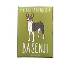 Tricolor Basenji Dog Magnet Best Friend Cartoon Pet Art Gifts and Home Decor