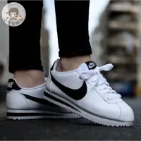 在飛比找蝦皮購物優惠-免運🔥 Nike Cortez Leather 全白 大黑勾