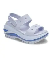 Crocs Mega Crush 207989-5AF Sandals Men's US 9 Blue Heel Strap Platform ZPO2956