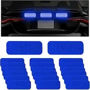 20 PCS Car Powerful Reflective Decal, PET Night Visibility Reflective Sticker, Waterproof Warning Reflective Stickers Fit for Most Cars/SUVs/Trucks, Car Accessories (Blue)