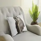 Owl Cushion Throw Pillow - Decorative Home Accent, Animal Lover Gift, Cozy