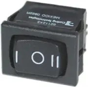 Blue Sea Systems Rocker ON-OFF-(ON) DPDT Switch