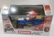New Carrera Remote Control RC Car Mario Kart - Mach 8 Mario 1:18 Scale 2.4GHZ