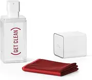 (Product) RED x AM Get Clean Giant Spray (175 ml), All-in-One Spray and Microfiber Cleaning Cloth, Refillable Cleaning Spray for Displays, Keyboards, TV Screens and Glasses