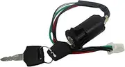 Key Ignition Switches | 4 Wire Female Ignition Key Waterproof Switches Lock | Dustproof Plug Automotive Accessories Replacement Starter Parts for Bikes