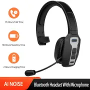 Bluetooth Headset with Microphone, Trucker Bluetooth Headset with AI Noise