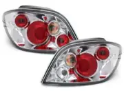Mga ilaw sa Tail for Peugeot 307 01-07 Chrome LTPE12WS XINO AU