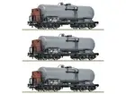 Roco DRG Bogie Tank Wagon Set (3) II RC6600062 HO Gauge