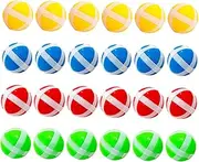 UPKOCH 24Pcs Sticky Balls for Game Accessories for Parties Holidays and Outdoor Fun Develops Motor Skills and Hand Eye Coordination