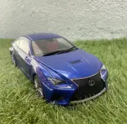 Kyosho Samurai Lexus 1/18 scale RC F KSR18006BL w/ Broken Mirrors & Scratch