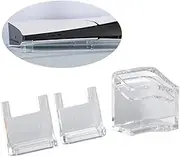 MYPUQIAO Transparent Horizontal Acrylic Stand for PS5 Slim/PS5 Pro Digital Edition Console,PS5 Slim/PS5 Pro Console Game Accessories.(horizontal-pcs3)