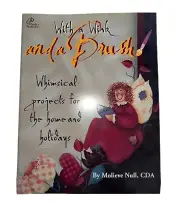 With A Wink And A Brush By Molieve Null, Tole Painting Book,Home & Holiday Theme