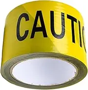 Warning Tape - Strong Adhesive Waterproof Caution Tape Roll - Marking Stripe Wear Resistance for Floor Equipment Pipes Walls for Gymnasium Hazardous Areas