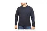 100% Shetland Ragg Wool V Neck Knit Jumper Pullover Mens Sweater Knitted - Navy