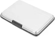 FELTECHELECTR Box Card Storage Box Memory Cards Memory Card Case Memory Card Holder Memory Holder Case Memory Card Keeper Aluminum Silver