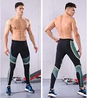 [JLING] Men's Compression Pants - Workout Leggings for Gym, Running Baselayer Cool Dry Sports Tights Leggings