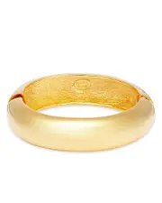 Kenneth Jay Lane Bangle Bracelet in 22K Gold Plated