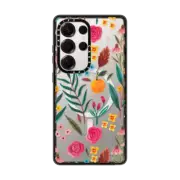 Galaxy S25 Ultra Impact Magnetic Case Fresh Floral