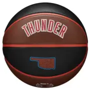 Wilson OKC Thunder NBA City Edition NBA Size 7 Basketball BALL COMES INFLATED