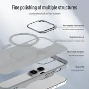 IPhone 13 Pro Case,Compatible With MagSafe,Built-in Stash Stand Phone Case,Scratch-Resistant Back Cover-White