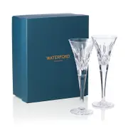 Waterford Lismore Toasting Flutes, Set of 2