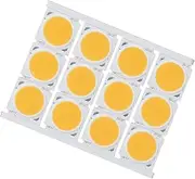[Domary] COB Light Source High Power LED Chip 12W 1080LM DIY Indoor Lighting 12Pcs (Warm Light)