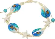 [Generic] Boho Anklets for Women, Ankle Bracelets for Women | Adjustable Waterproof Shell Anklet Beach Jewelry,Aesthetic Jewelry for Holiday,Sea,Hawaiian,Wedding