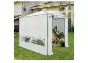 8x6 Portable Walk-in Greenhouse Pop- Up Indoor Outdoor Graden Green House