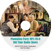 Plantation Party OTR Old Time Radio Shows MP3 On CD 2 Episodes