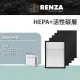 【RENZA】適用尚朋堂 SA-2203C-H2 SA-2203CH2 空氣清淨機(HEPA濾網+活性碳濾網 濾芯)