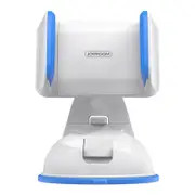 Car Holder Joyroom 360 Suction Cup Universal Phone Stand Windscreen Mount - White & Blue