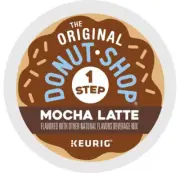 NIB 20 Kcup Donut Shop Mocha Latte 1step Coffee Pod Brew Holiday Father FreeShip