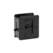 Superior Brass Sliding Door Lock 69mm x 63mm 63mm Pewter 59050