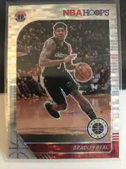 2019-20 NBA Hoops Premium Stock Bradley Beal Silver Pulsar Prizm #192