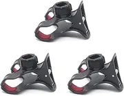 3 Pack Gooseneck Clamp Replacement Phone Holder Clip Universal 17mm Ball Mount Joint Socket for Flexible Long Arm Hose Stand Cellphone Bracket Table Bed Desk Car Bicycle Handelbar Ring Light