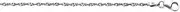 [JewelryWeb] 925 Sterling Silver Rhodium 2.0mm Diam cut Singapore Chain Pearl Ring Shape Clasp Necklace Jewelry Gifts for Women - Length Options: 41 46 51 61