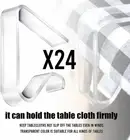 24PC ablecloth Clips Picnic Desk Table Cloth Cover Clamp Holder Christmas Party