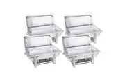 SOGA 4X Stainless Steel Chafing Single Tray Catering Dish Food Warmer
