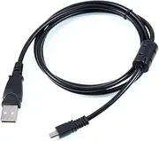 [MaxLLTo] Nikon Replacement UC-E6 8 Pin Cable, 5 Ft Extra Long USB PC Camera Data Sync Cable Lead for Nikon Coolpix DLSR D3200 L13 L15 Camera