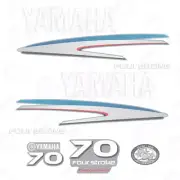 Yamaha 70 hp Four 4 stroke outboard decals Sticker Set