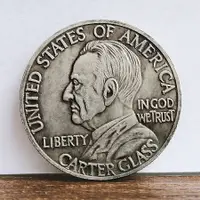 在飛比找樂天市場購物網優惠-1786弗吉尼亞州林奇堡150周年紀念半美元銀幣 仿古錢幣外