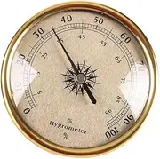 2024 New 72mm Barometer Temperature and Humidity Gauge Monitor Indoor Thermometer Humidity for Home Incubato Room I2L2 with Wall